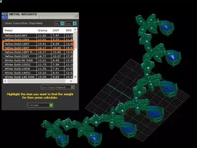 Necklace Centerpiece Jewelry model - Crimson Blossom for her 3D print model