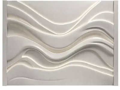 Decorativ panel wave 28 3D model