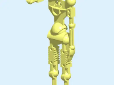 ProBOT toy man running Free 3D model