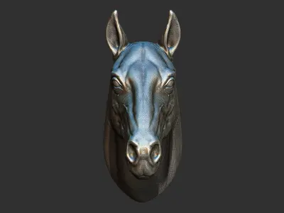 Horse head  3D print model