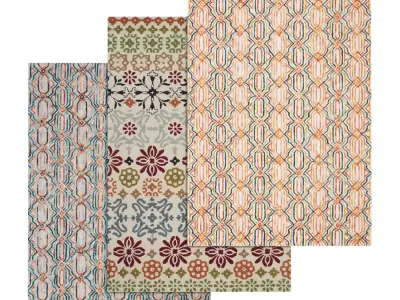 Rug Set 2192 3D model