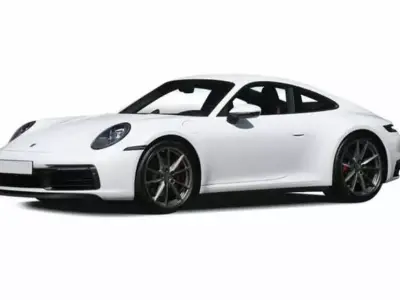 Porsche 911 Carrera 2025 white 3D model
