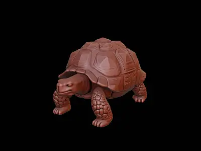 Tortoise Animal Sculpture 3D print model