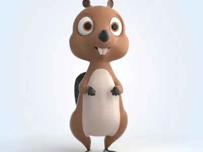 Beaver 3D model