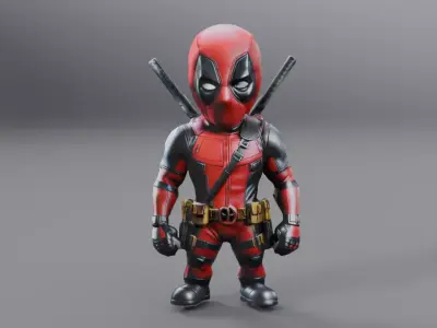 dead poll doll 3D model