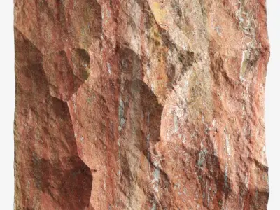 238-RockPanel sandstone wall texture 3D model
