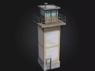Watchtower Sentinel  Guardian of the Horizon 3D model