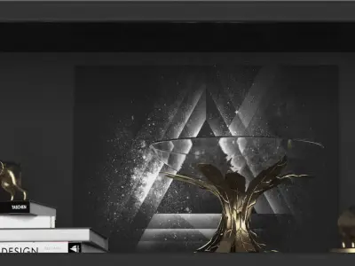 Decorative shelves 3D model