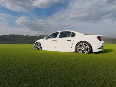 the car is modern 3D model