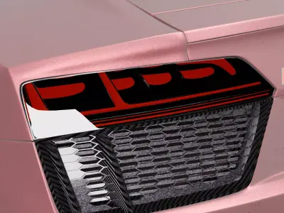 Accurate model of Audi R8 V10 Plus 3D model