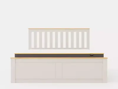 Phoenix King Ottoman Bed Low-poly 3D model