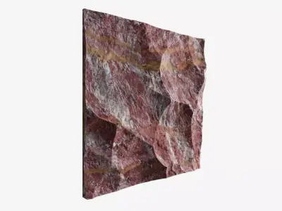 378-RockPanel rock texture 3D model