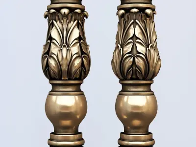 Classic baluster 3D model