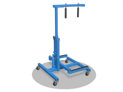 Car door puller  3D model