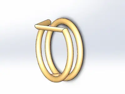 Simple ring  Free 3D print model buy