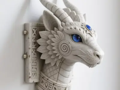 Dragon 3D print model 3