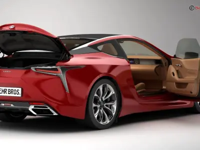 Lexus LC 500 EU 2018 3D model