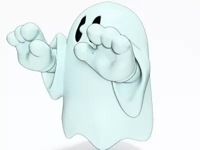 Lil Ghosty toy 3D print model
