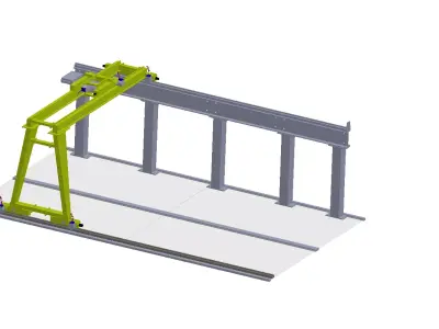 gantry crane  3D print model