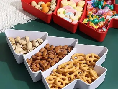 Christmas Tree Serving Tray Free 3D print model