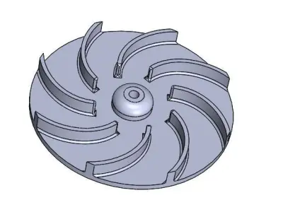 centrifugal impeller fan 3D model
