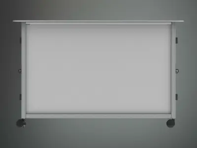 Aluminum Mobile Kitchen Station 3D model