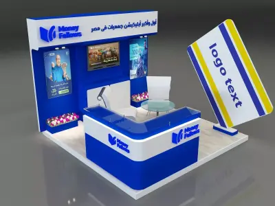 Booth Exhibition Stand a653d 3D model