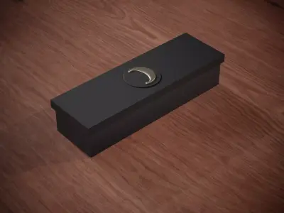 Lunar Luxe Jewelry Box - Moon Design Earrings Organizer 3D print model