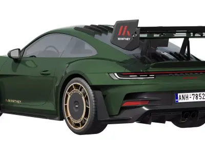Porsche 911 GT3 RS 992 Manthey Kit 2025 3D model