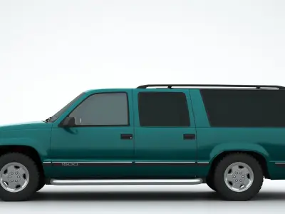 GMC Suburban 1995 3D model