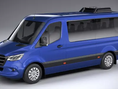 Mercedes-Benz Sprinter Passenger L2H1 2025 3D model