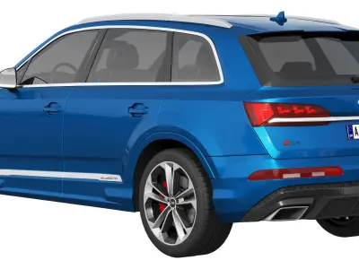 Audi Q7 2024 3D model
