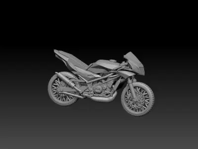kawasaki 150 rr 3D print model