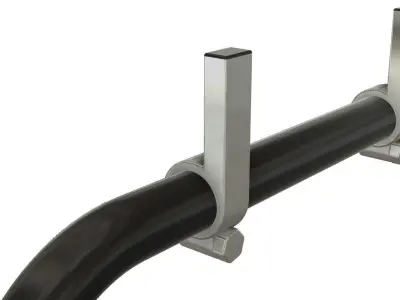 Printable roll cage light bar 3D print model