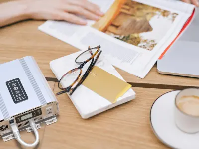 Car power inverter 3D model