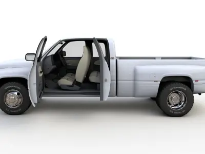 DODGE RAM 3500 DUALLY 2001 3D model