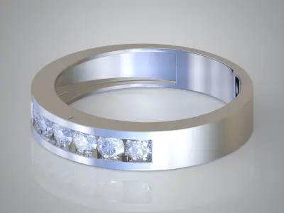 Diamond ring 0429 3D printable model Free 3D print model