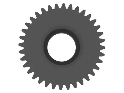 Gear for Electric Bicycle T36 D48 3D print model