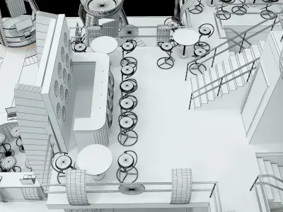 Booth Exhibition Stand a502a  3D model