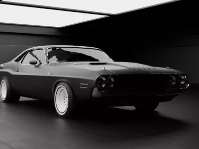 1970 Challenger RT 426 Hemi 3D model