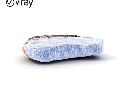 Grilled Steak Model Pack for Culinary Visualization Low-poly 3D model