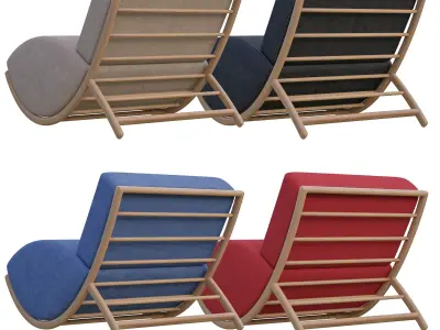 NEMO OUTDOOR ARMCHAIR Low-poly 3D model