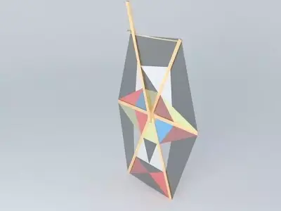 Bermuda Traditional Kite Free 3D model