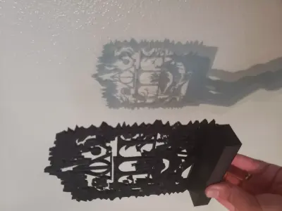 Harry Potter Shadow Art Free 3D print model