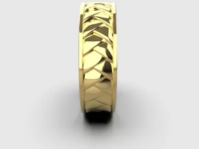 Womens ring size US 6 3D print model