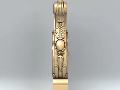 Newel post 007 3D model