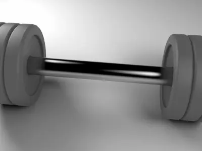 Dumbbell Gym Equipment FREE Free low-poly 3D model