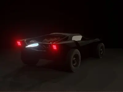 batmobile 2022 3D model