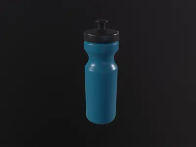 Sport Water Bottle 3D Model Low-poly 3D model