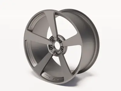 3D model rim wheel part9 3D model